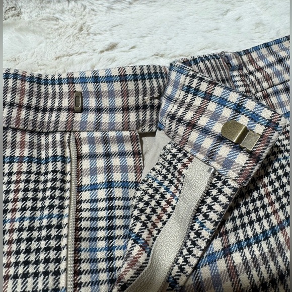 Lauren Ralph Lauren Plaid Trouser Wide Pants size 8 - Picture 7 of 13